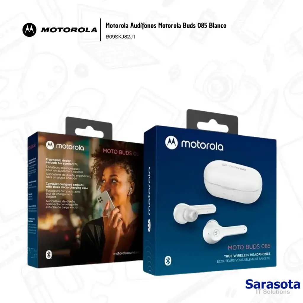 Motorola Audifono Bluetooth Buds 085 Color Blanco