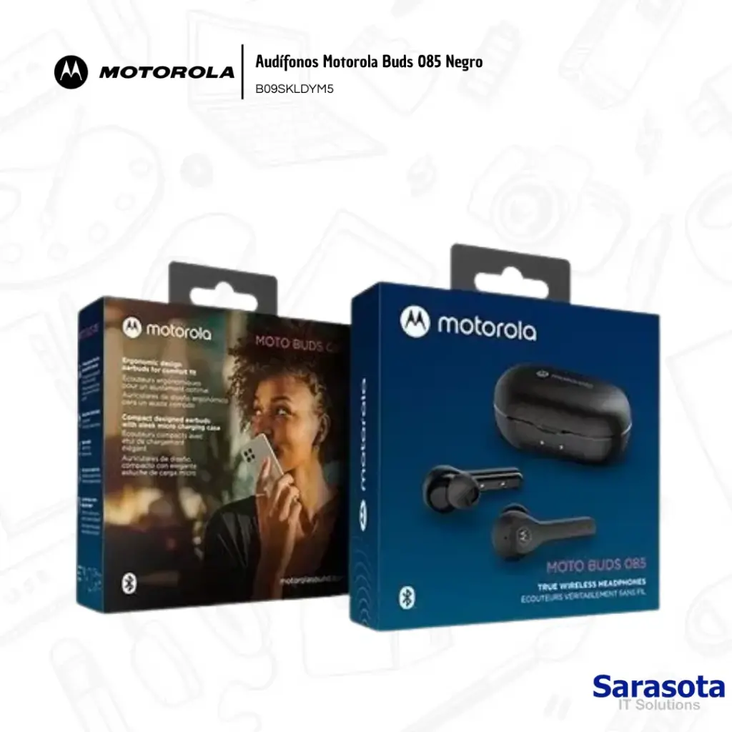 Motorola Audífono Bluetooth Buds 085 Color Negro