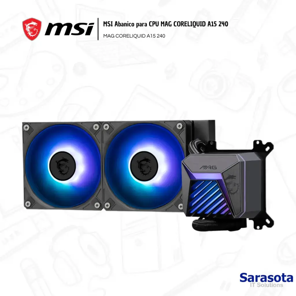Msi Abanico Mag Coreliquid A15 240