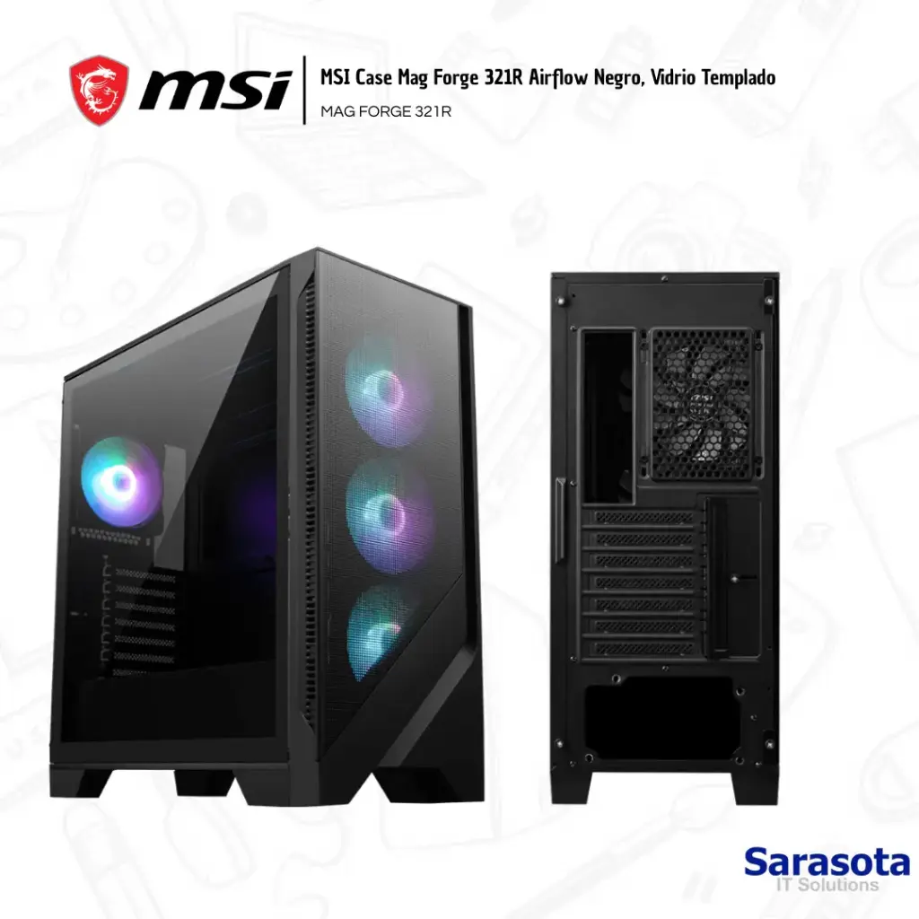 Msi Case Mag Forge 321R Airflow