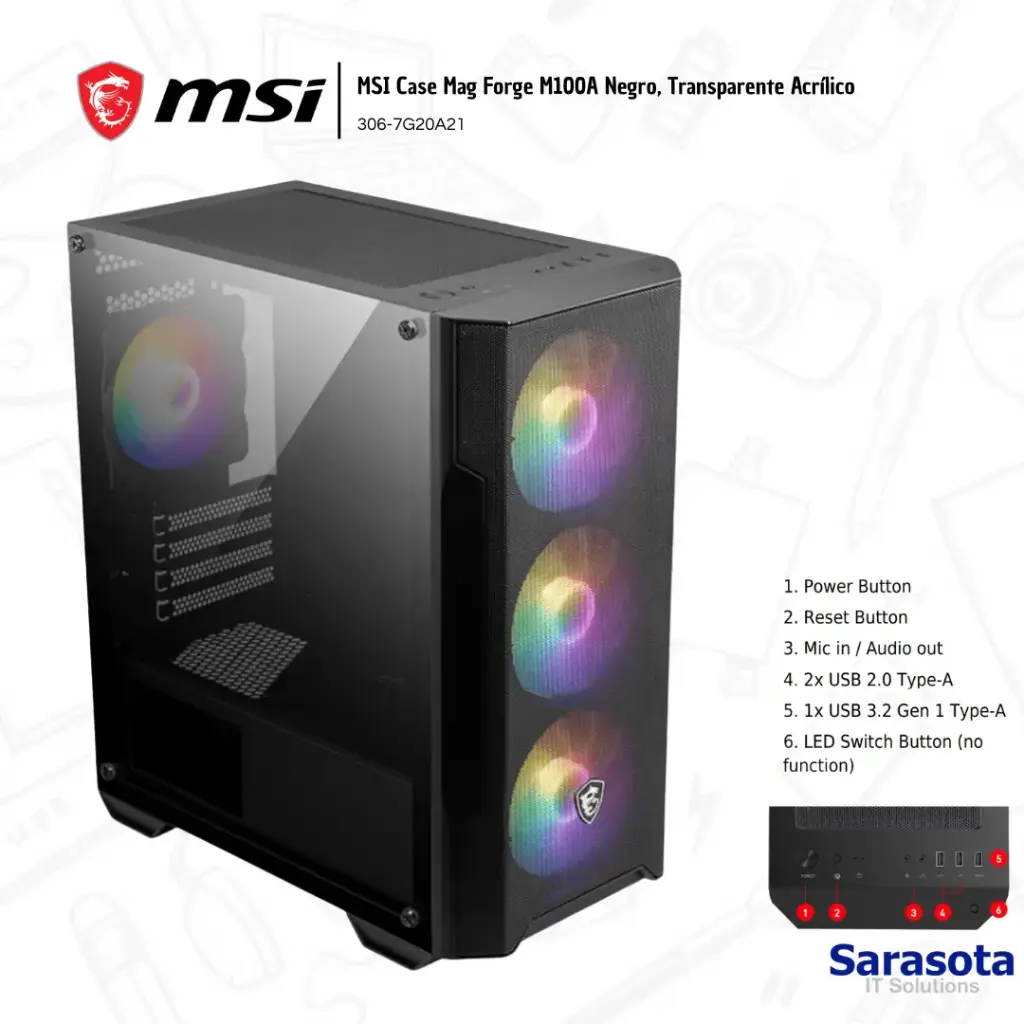 [MSI005] Msi Case Mag Forge M100A