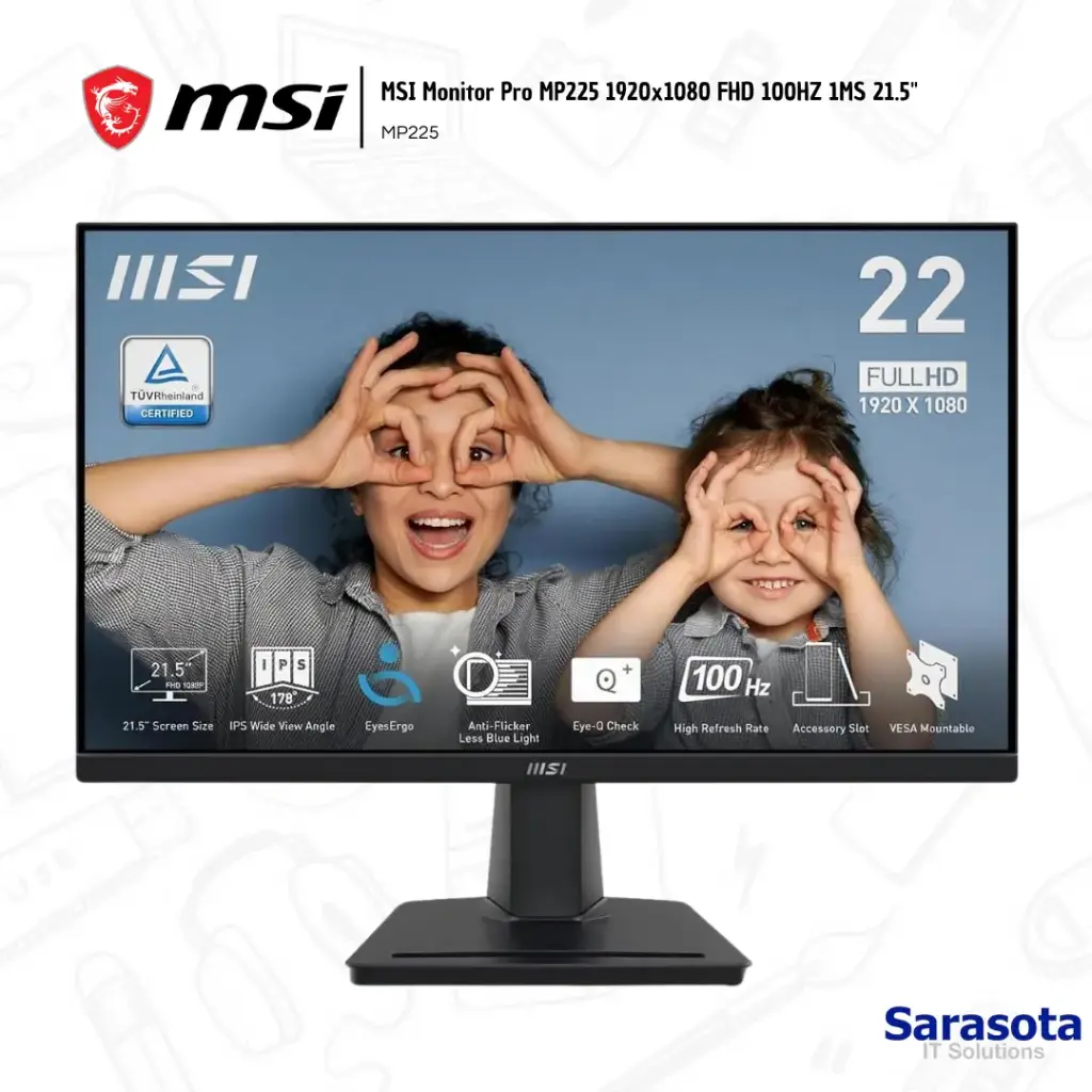 [MSI009] Msi Monitor Flat PRO MP225 22" 100hz