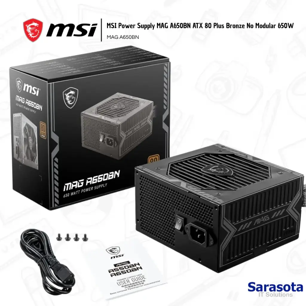 [MSI014] Msi Power Supply Mag A650BN 650W