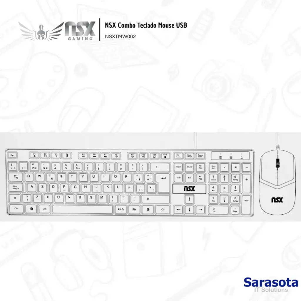 NSX Combo Teclado Mouse USB
