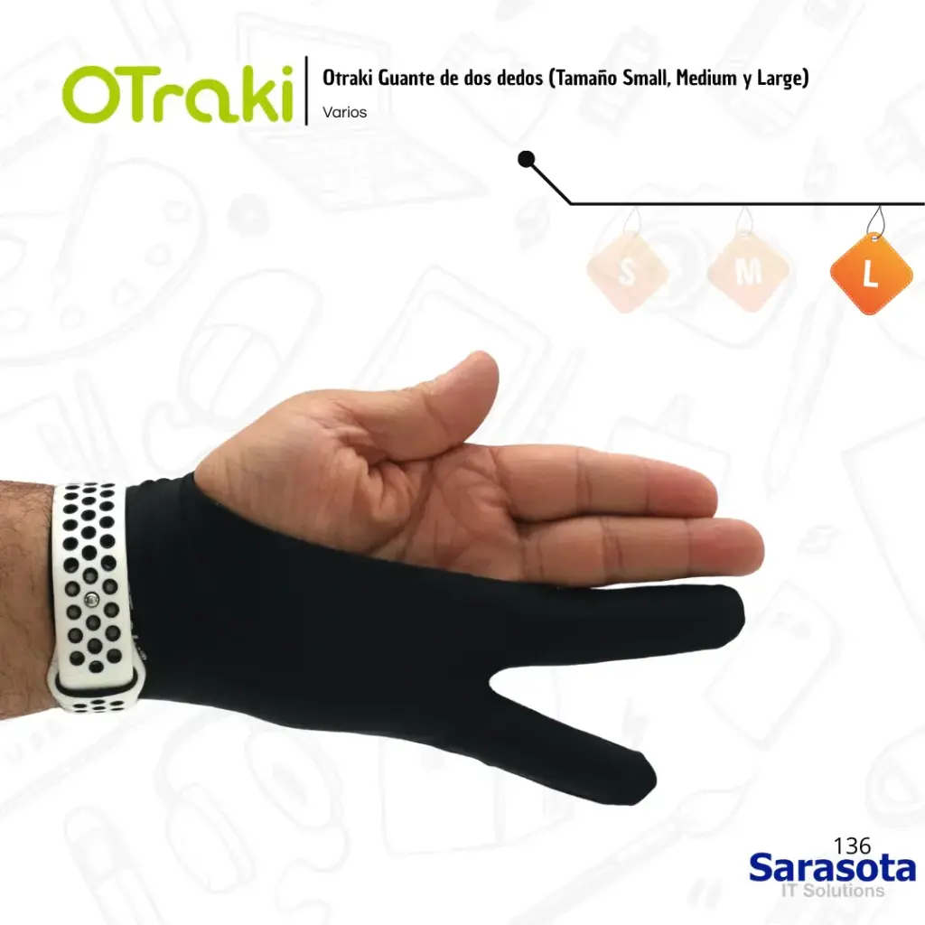Otraki Guante dos dedos (L) 21.5cm