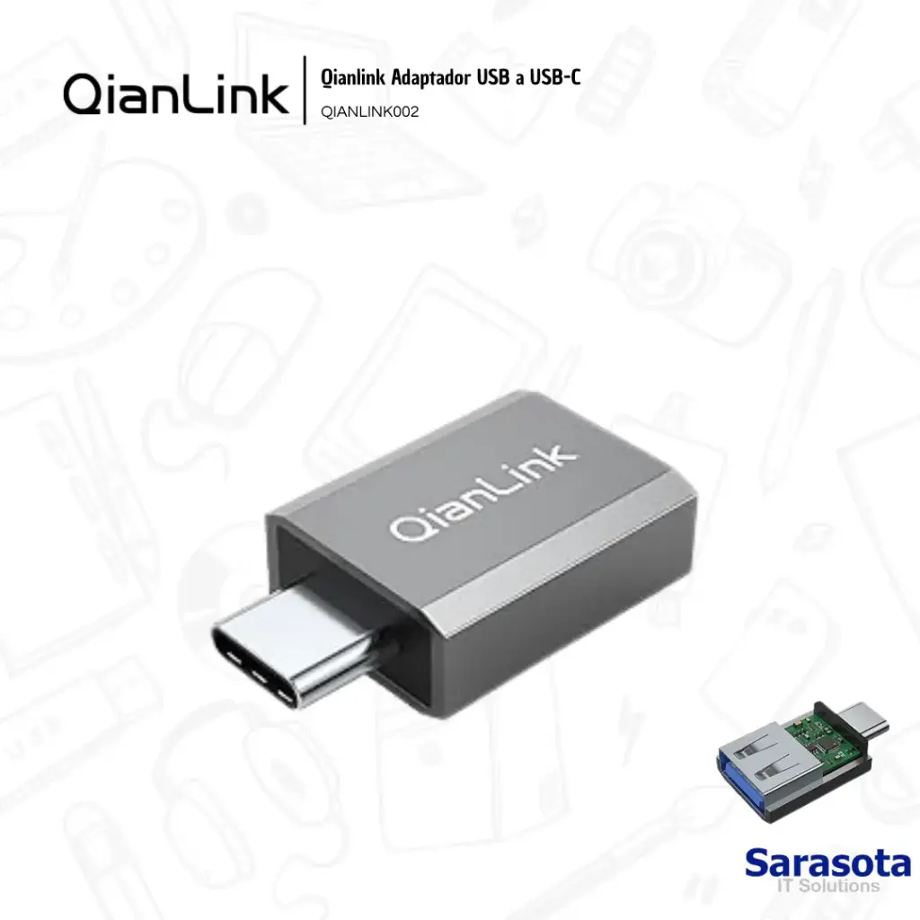 Qianlink Adaptador USB a USB-C