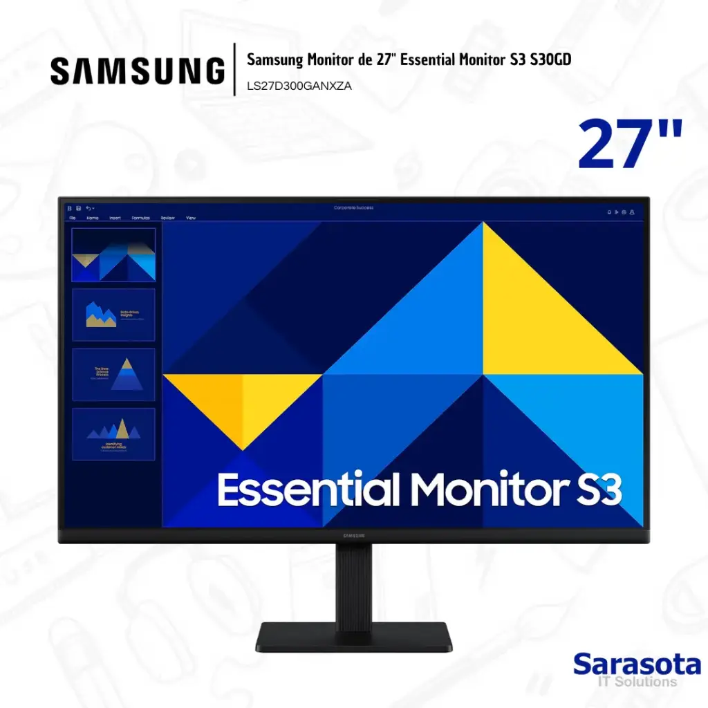 Samsung Monitor Essential 27" S3 S30GD LS27D300GANXZA