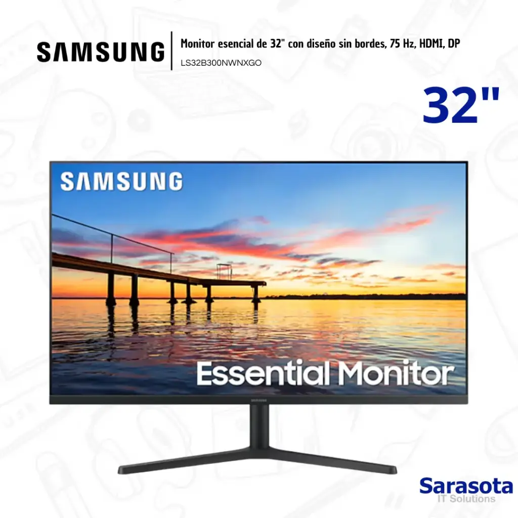 Samsung Monitor Essential Monitor 32" S30B LS32B300NWNXGO