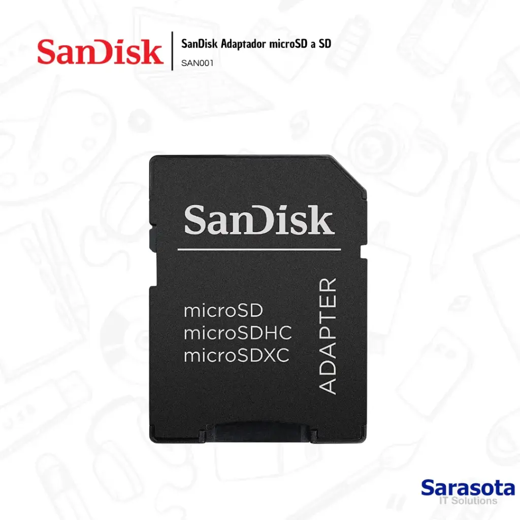 SanDisk Adaptador microSD a SD