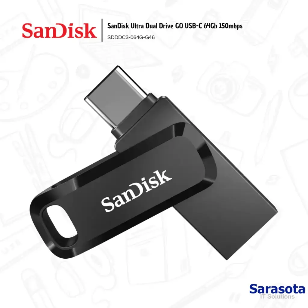 SanDisk Pendrive Ultra Drive Dual Go USB 64Gb
