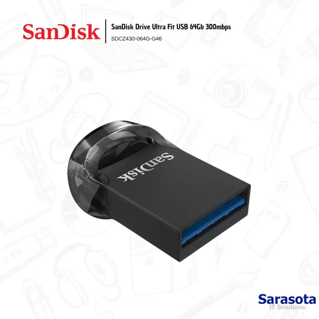 SanDisk Pendrive Ultra Drive Fit USB 64Gb (300 MB/s)