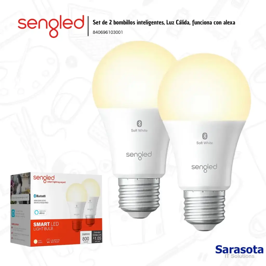 Sengled Set de 2 bombillos inteligentes (Luz Cálida)