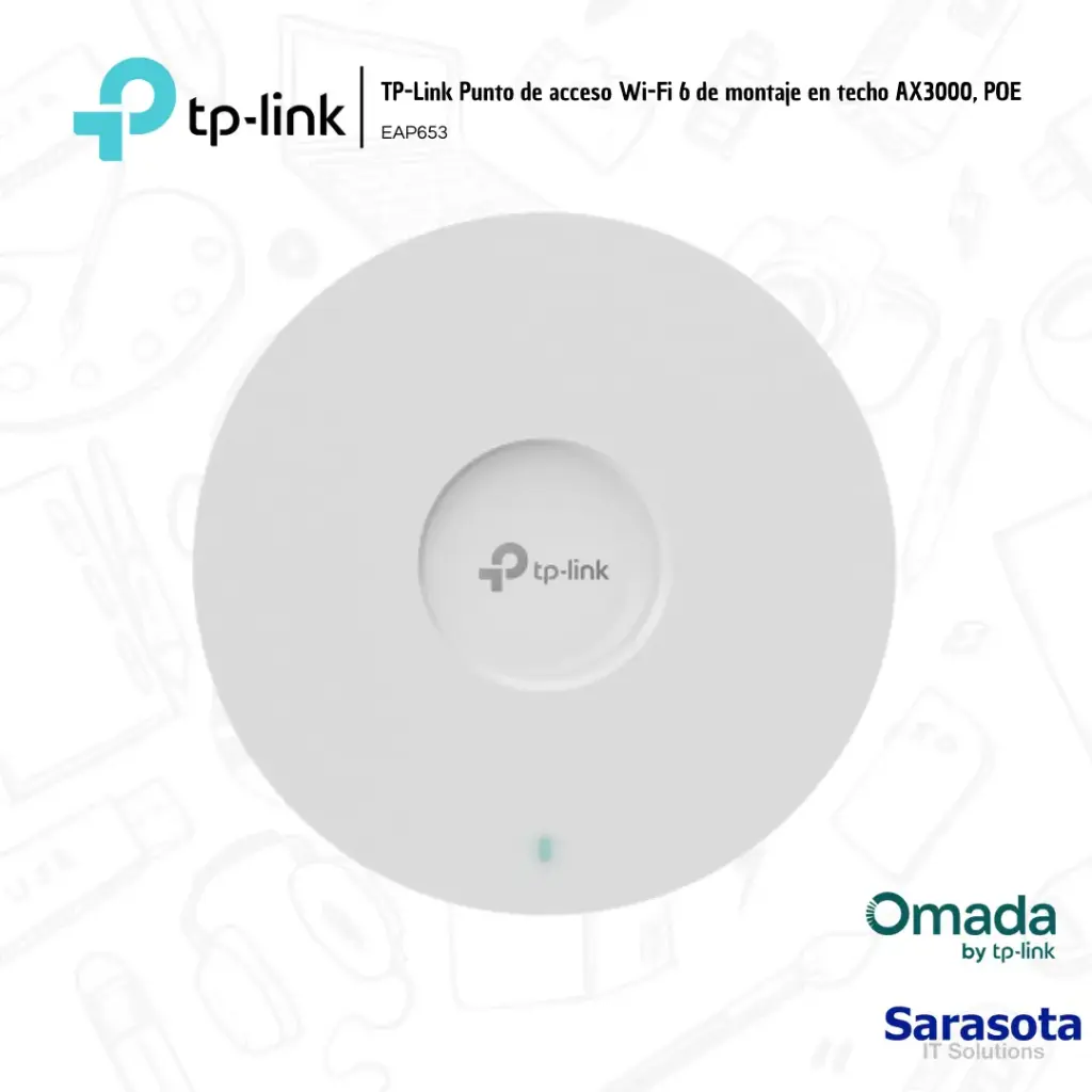 TP-Link Access Point Wi-Fi 6 AX3000 EAP653 