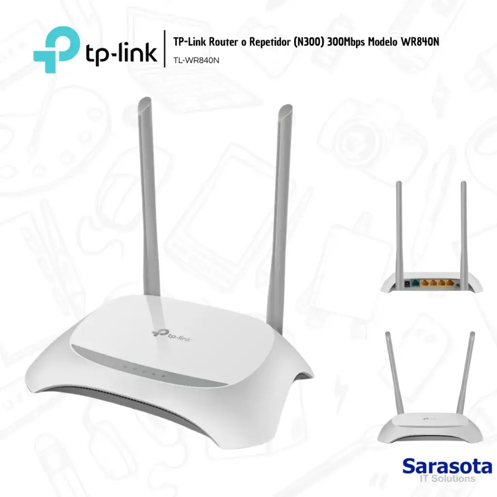 TP-Link Router N300 300mbps WR840N 