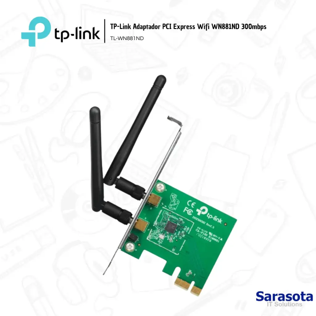 [TPL031] TP-Link Tarjeta Wifi PCIe WN881ND