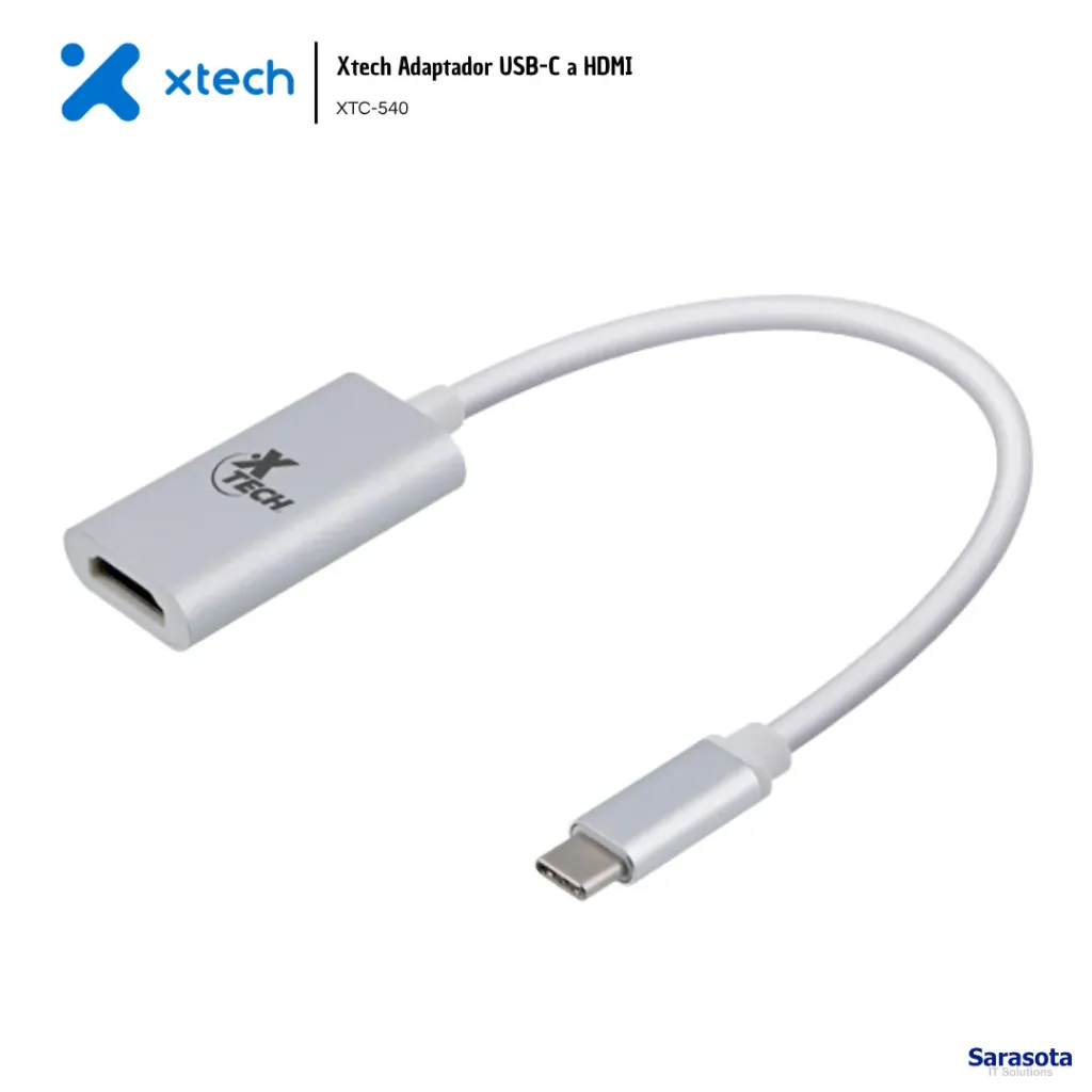 [XTE001] Xtech Adaptador USB-C a HDMI (XTC-540)