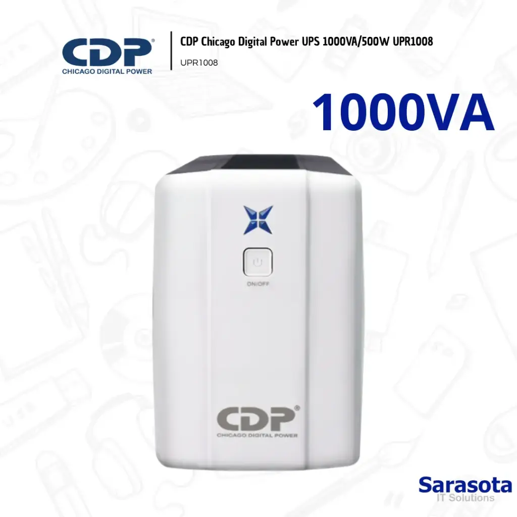 CDP UPS 1000VA/500W (UPR1008)