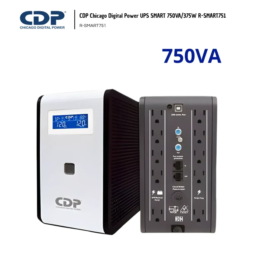 [CDP004] CDP UPS Smart 750VA/375W (R-SMART751)