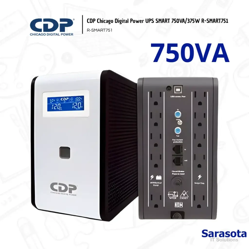 CDP UPS Smart 750VA/375W (R-SMART751)