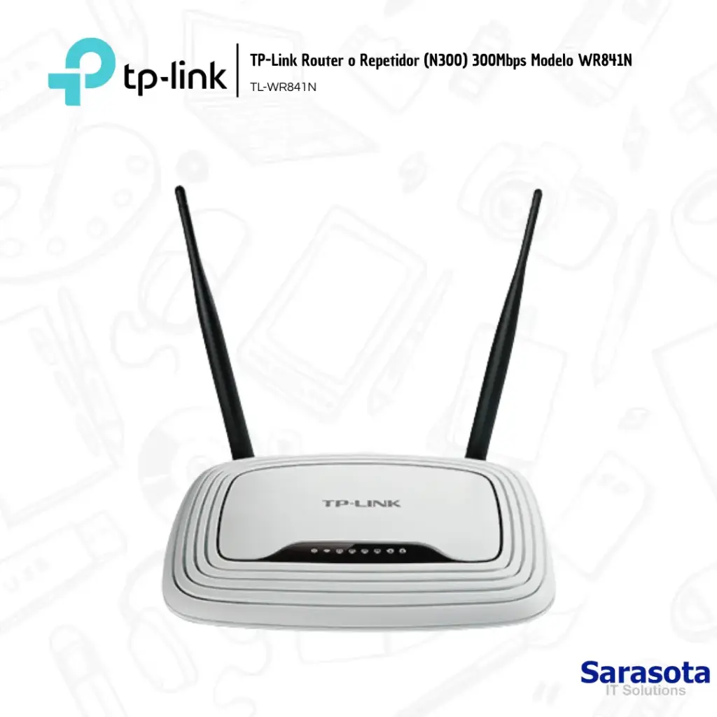 TP-Link Router Inalámbrico N 300Mbps TL-WR841N