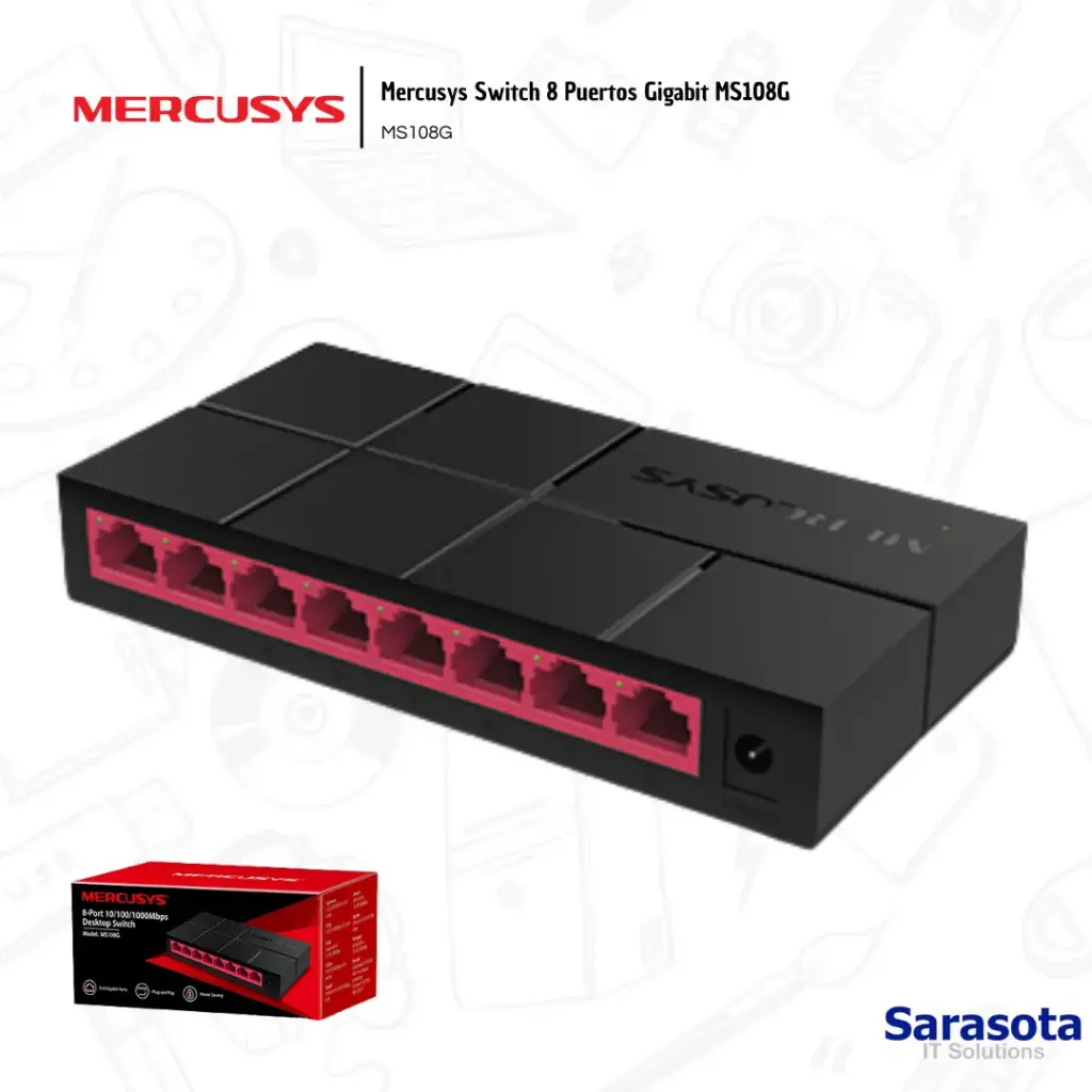 Mercusys Switch 8 Puerto MS108G