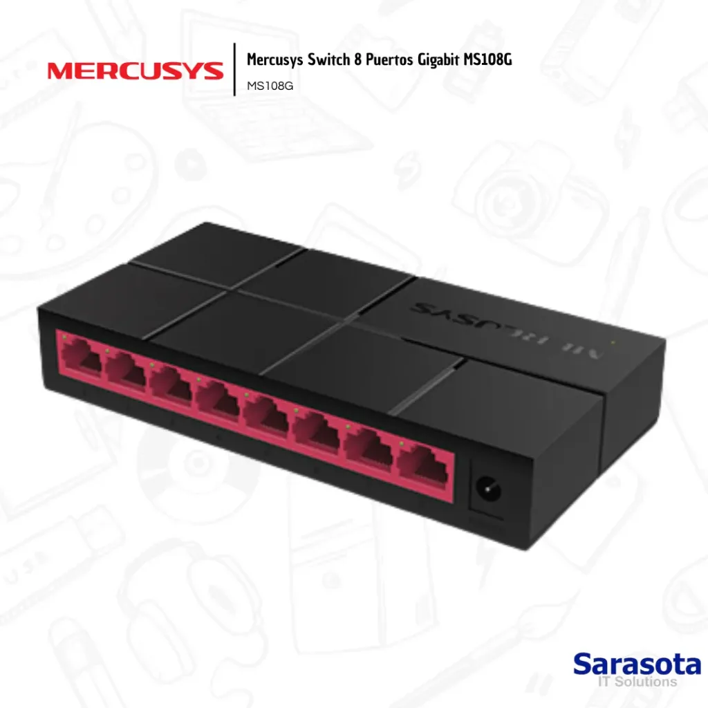 Mercusys Switch 8 Puertos MS108G