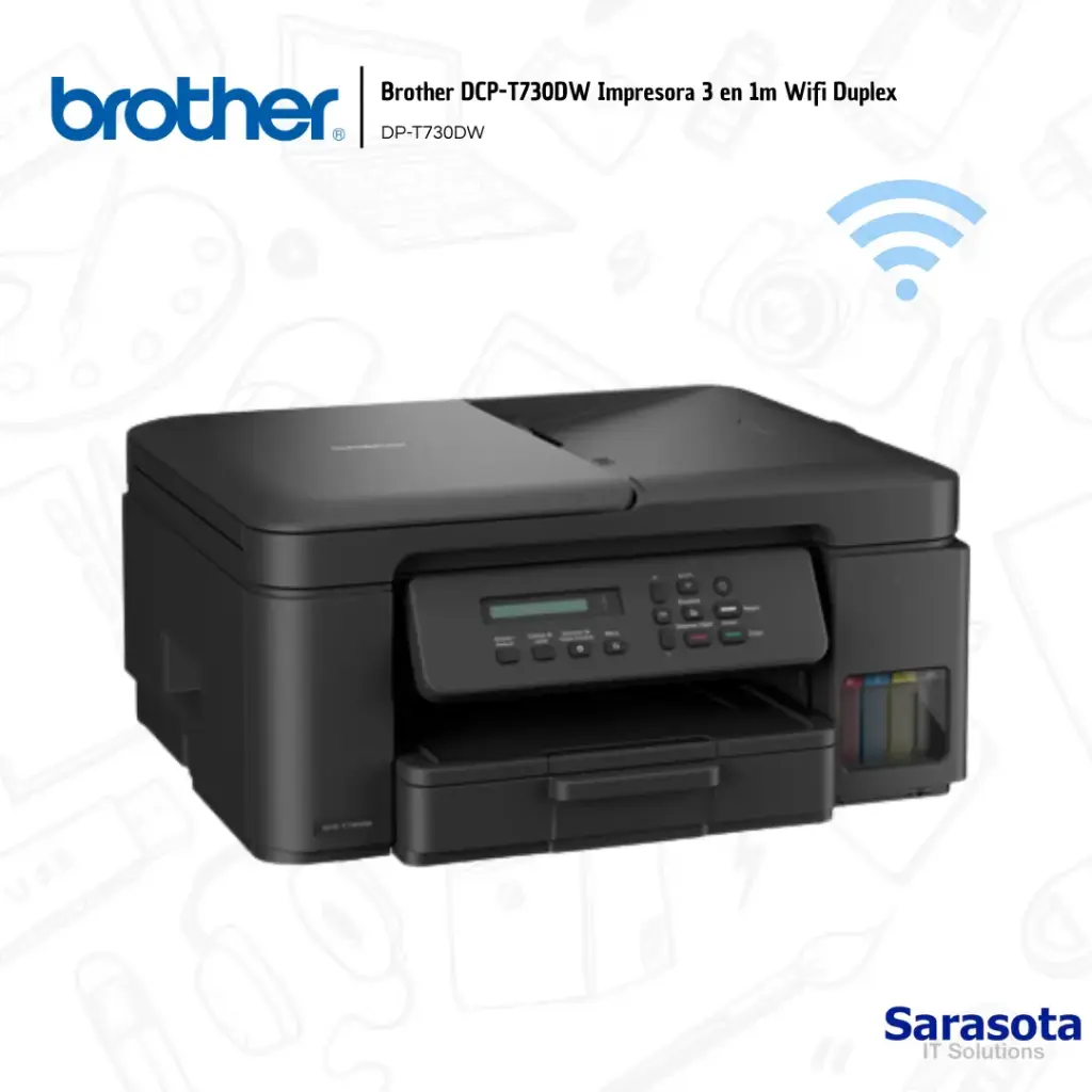 Brother Impresora DCP-T730DW 3 en 1 WIFI Duplex