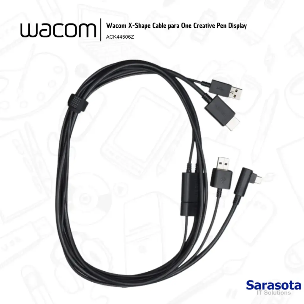 Wacom X-Shape Cable para One Creative Pen Display ACK44506Z