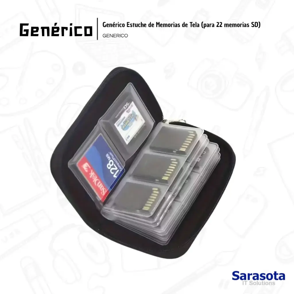 Genérico Estuche de Memorias de Tela