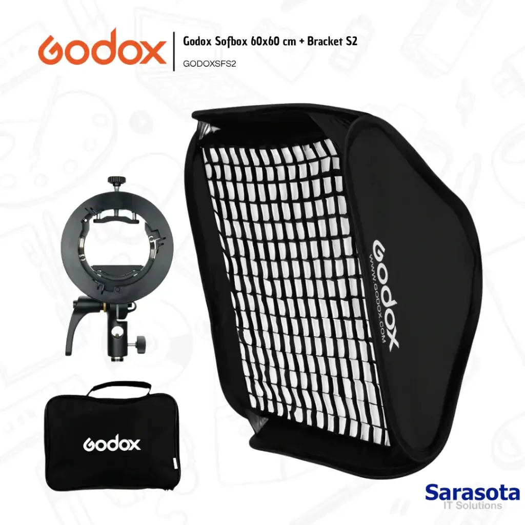 [GOD030] Godox Sofbox 60x60 cm + Bracket S2