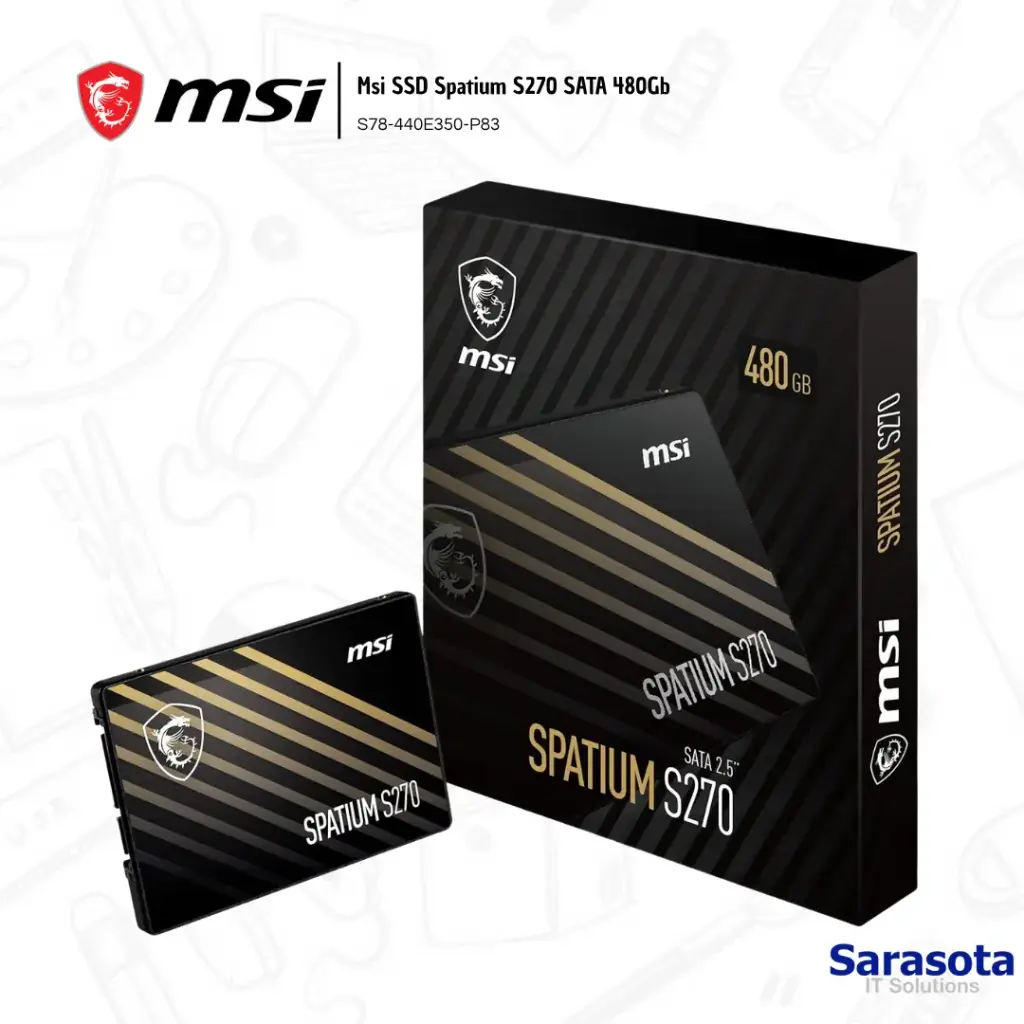 [MSI019] Msi SSD Spatium S270 SATA 480Gb