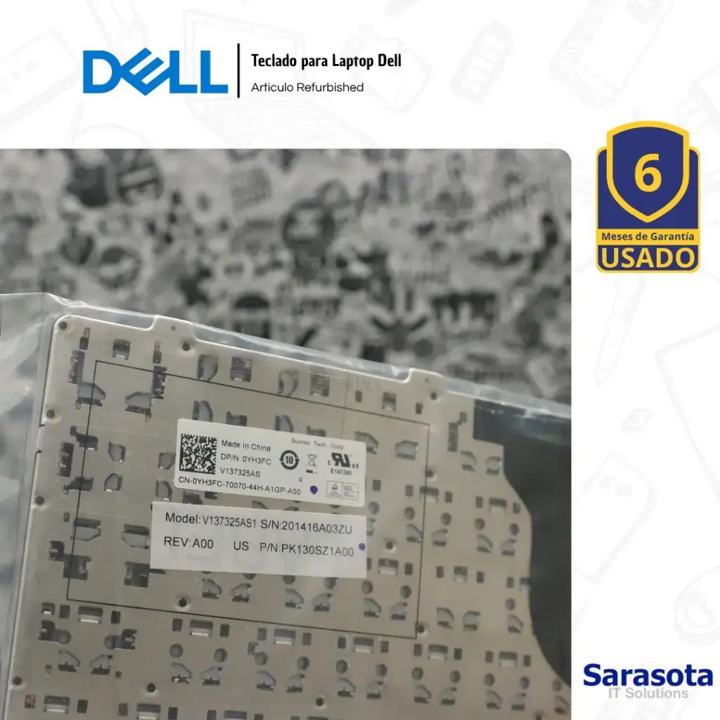 Outlet Teclado para Laptop Dell Inspiron 15-3531 P28F