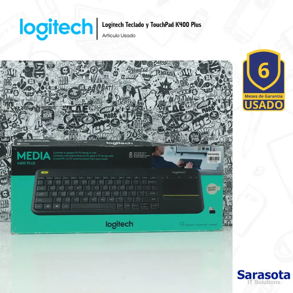 [OUT040] Outlet Logitech Teclado y TouchPad K400 Plus