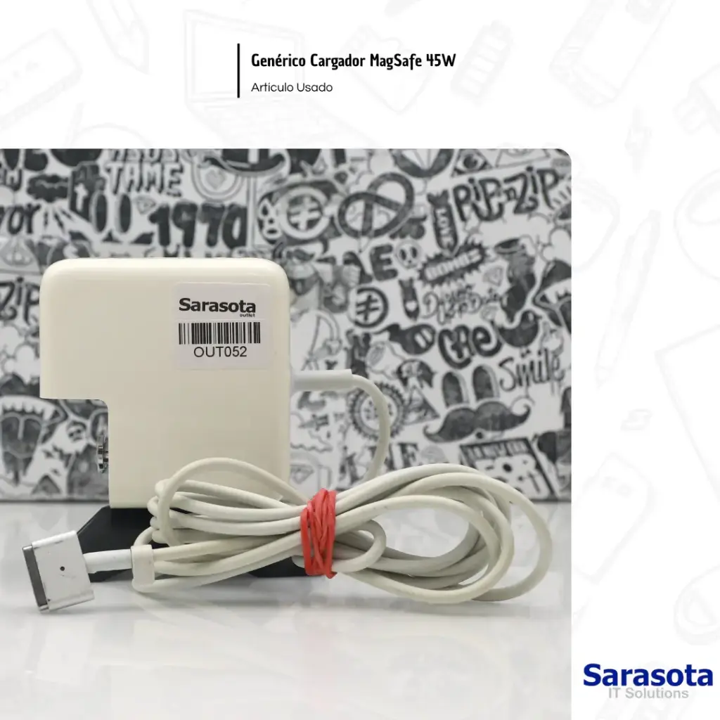 [OUT052] Outlet Genérico Cargador MagSefe 45W