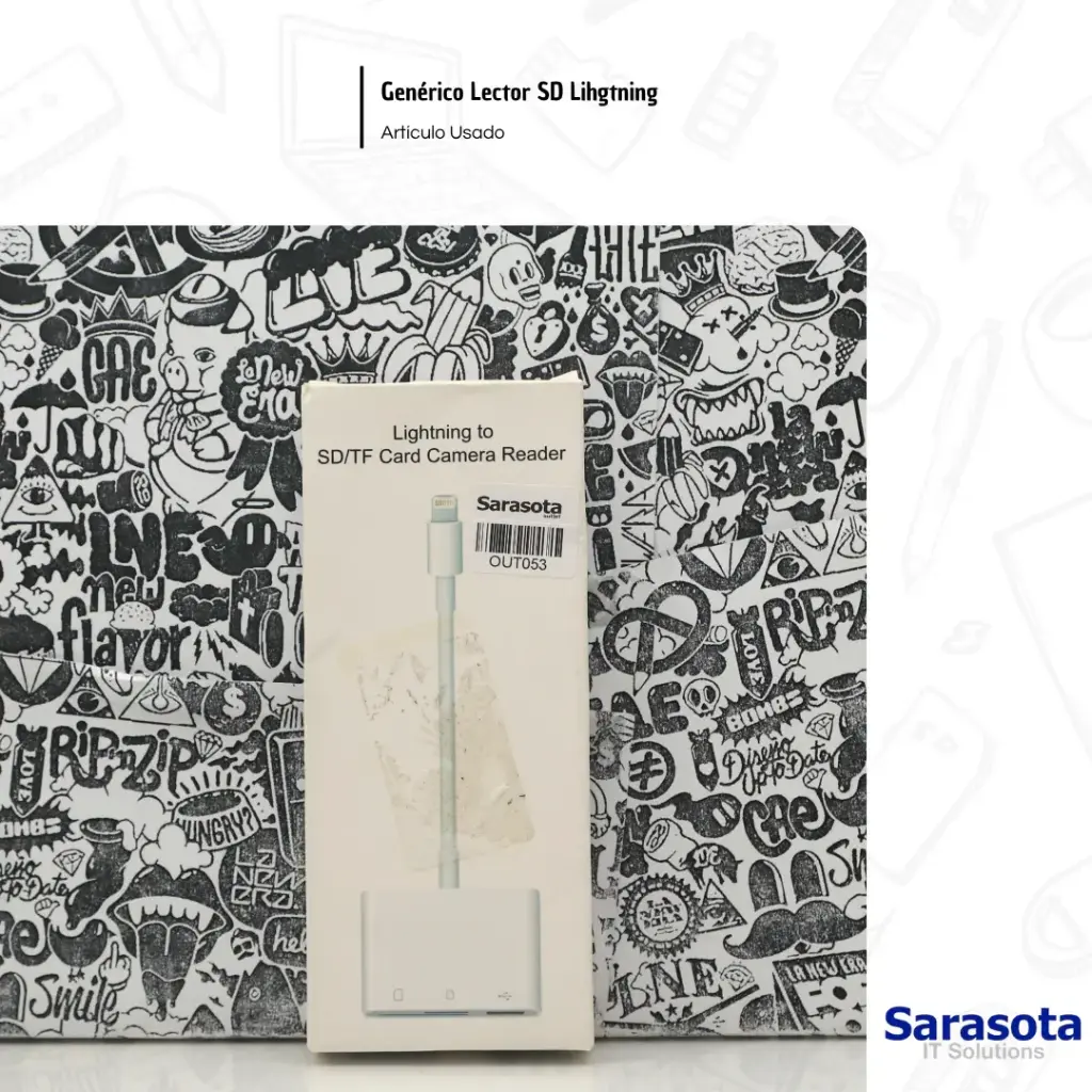 [OUT053] Outlet Genérico Lector SD Lightning