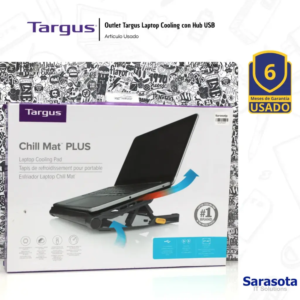 Outlet Targus Laptop Cooling con Hub USB