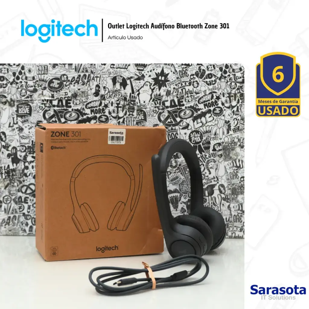 Outlet Logitech Audífono Bluetooth Zone 301