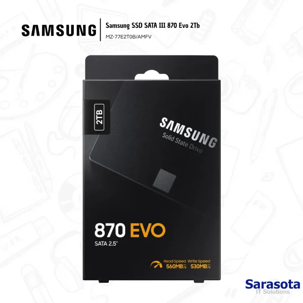 [SAM010] Samsung SSD SATA III 870 Evo 2Tb