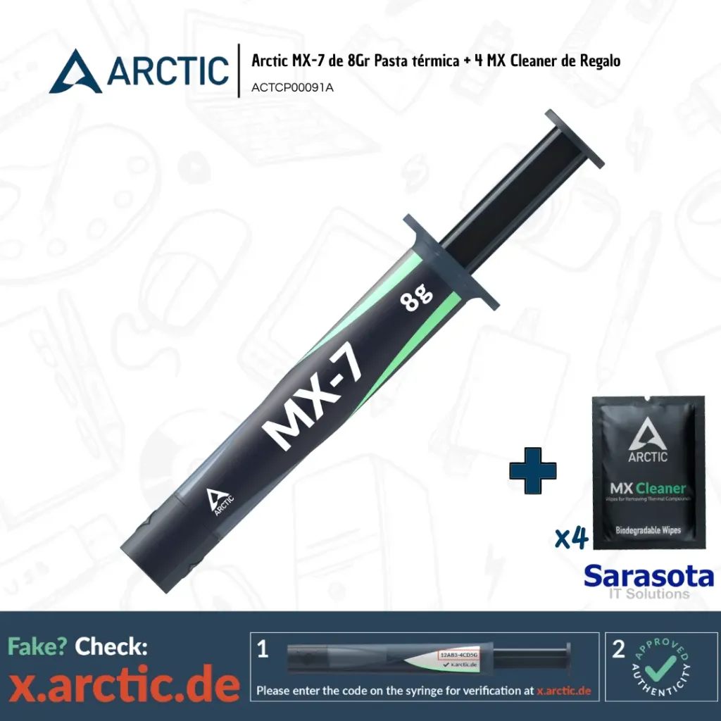 Arctic Pasta Térmica MX-7 8gr