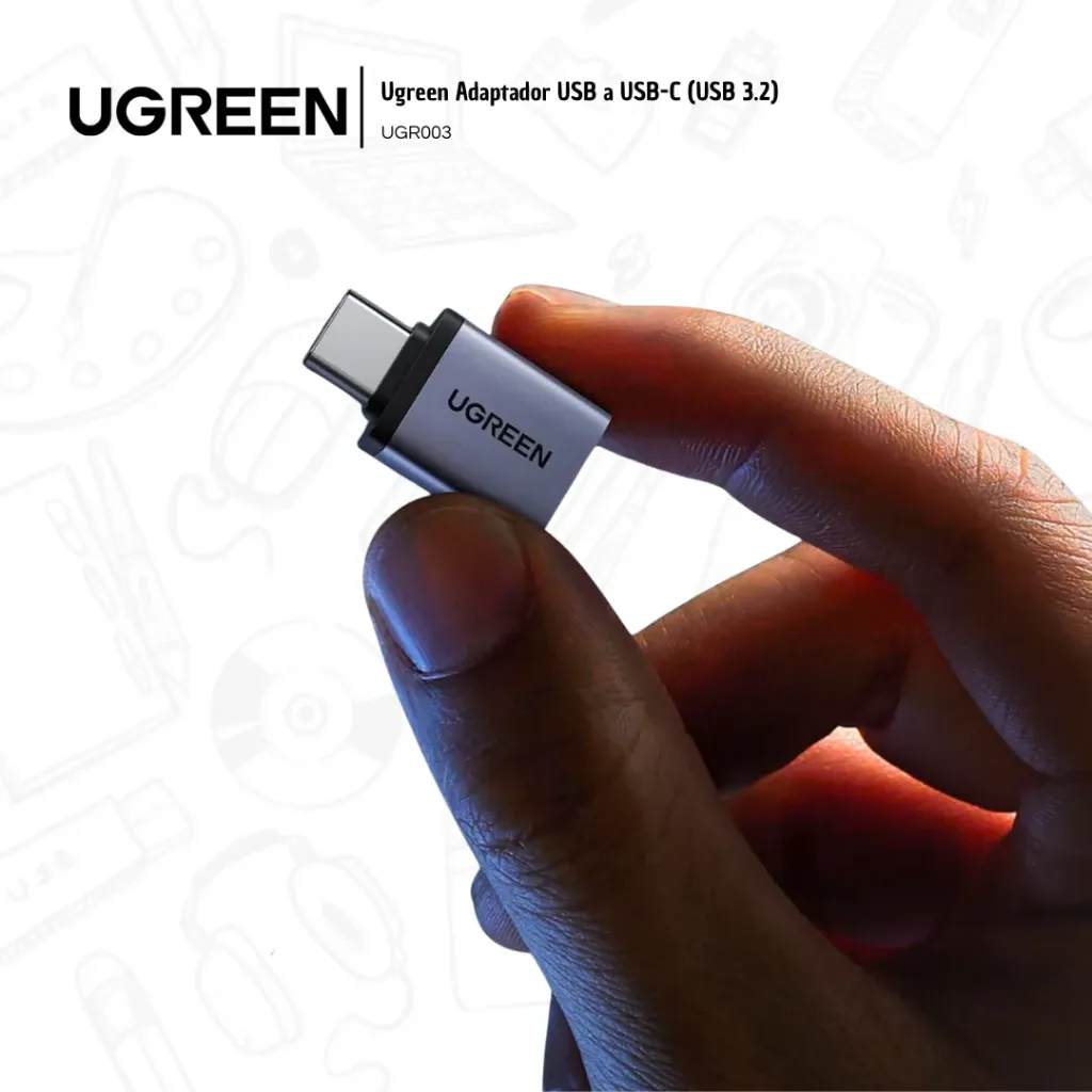 Ugreen Adaptador USB a USB-C (USB 3.2) OTG