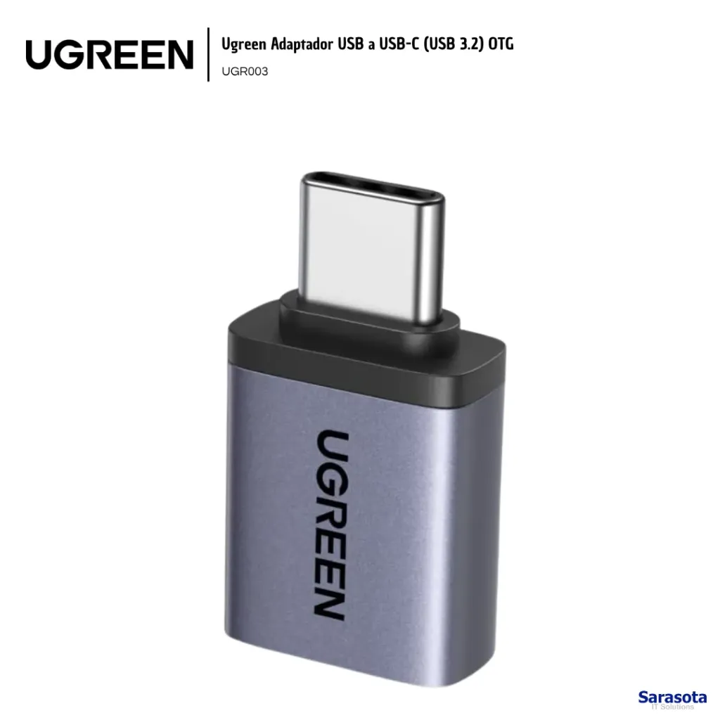 [UGR003] Ugreen Adaptador USB a USB-C (USB 3.2) OTG