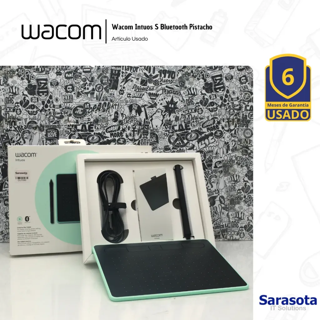 [OUT080] Outlet Wacom Intuos S Bluetooth Pistacho