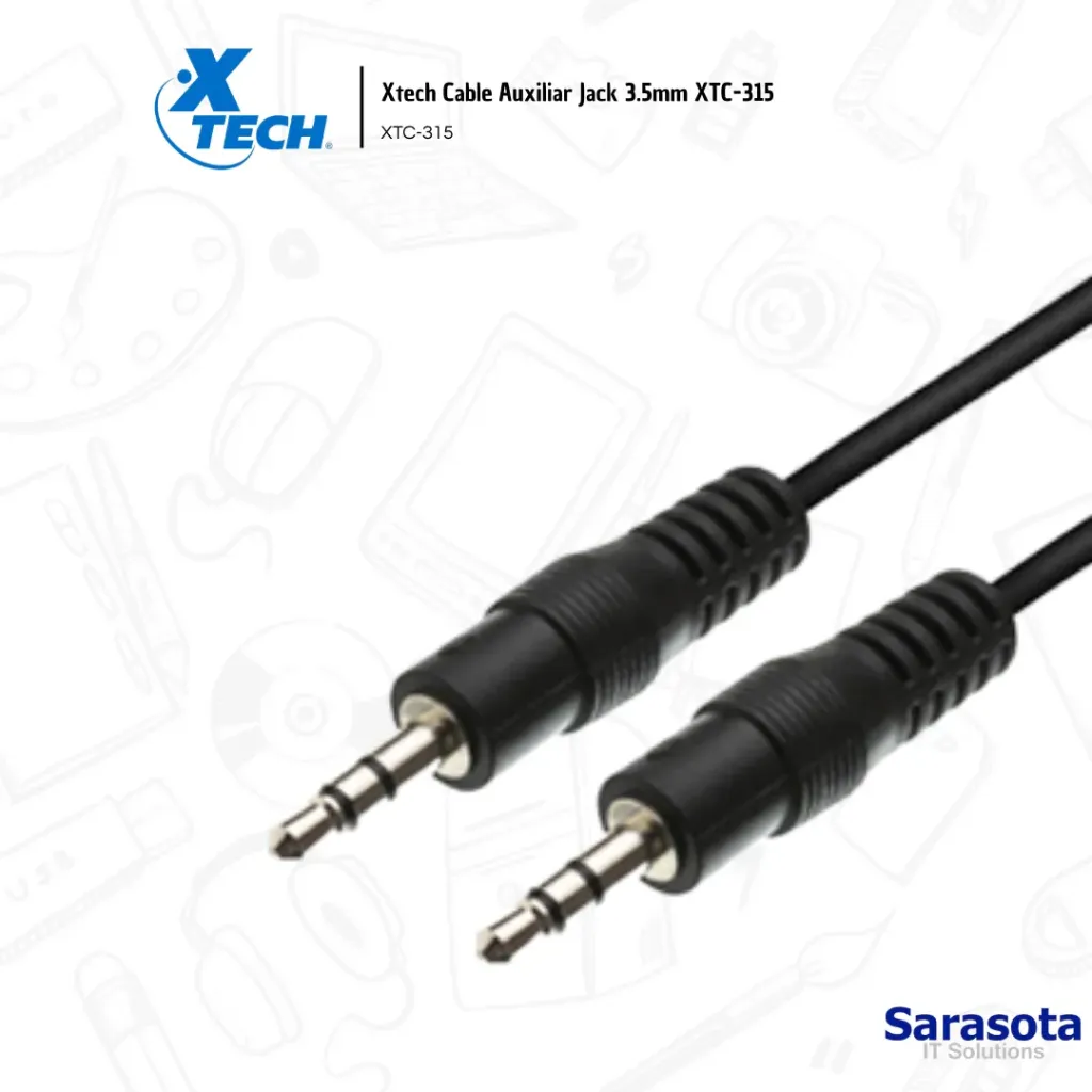 [XTE006] Xtech Cable Auxiliar Jack 3.5mm (XTC-315)