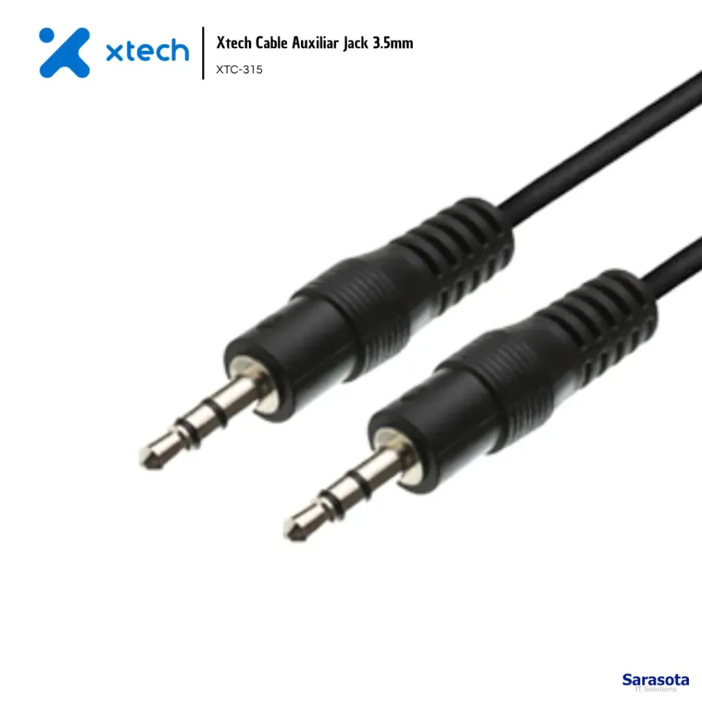 [XTE006] Xtech Cable Auxiliar Jack 3.5mm (XTC-315)