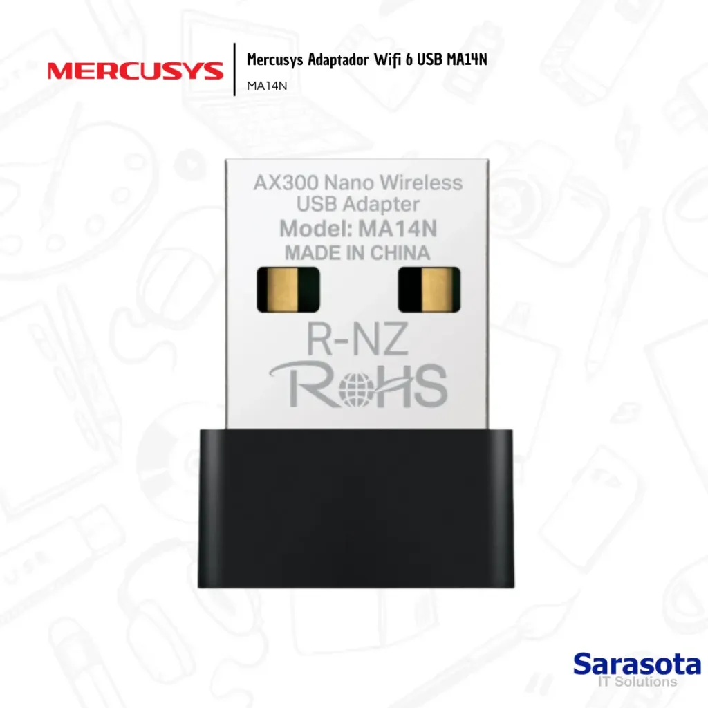 [MER008] Mercusys Adaptador Wifi 6 USB MA14N