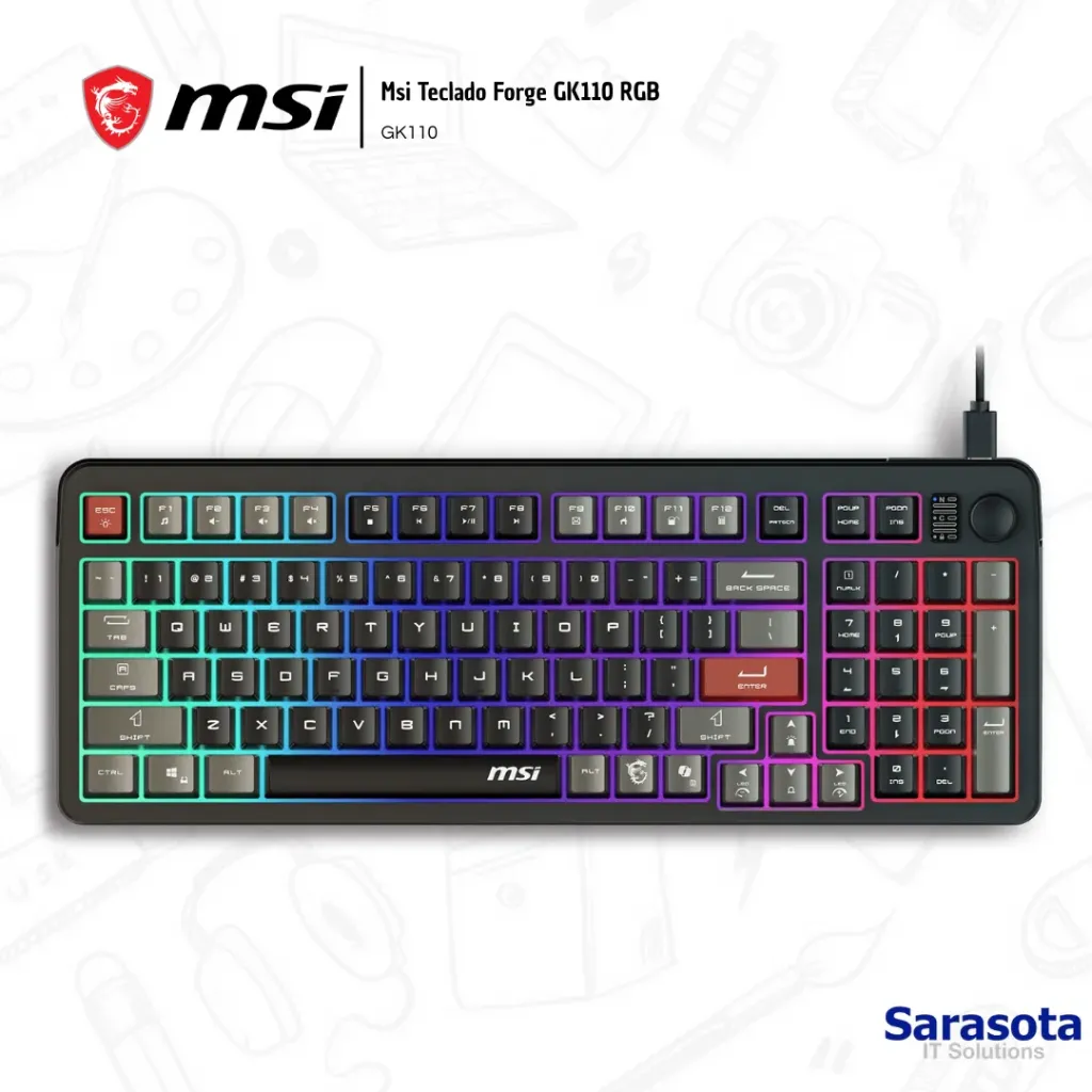 [MSI021] Msi Teclado Forge GK110 RGB