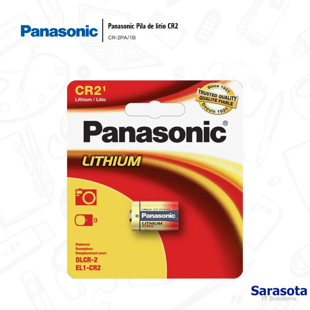 [PAN004] Panasonic Batería Litio CR2