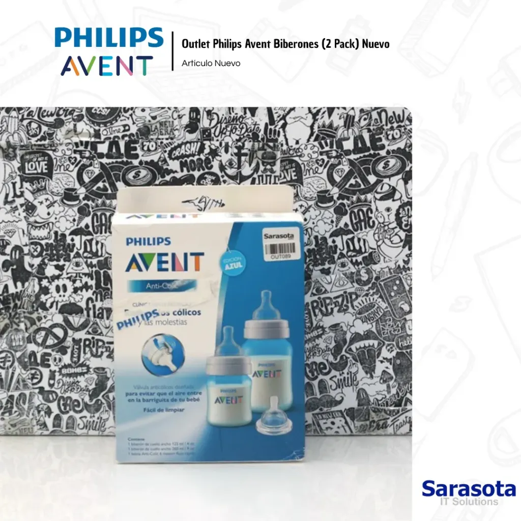 [OUT089] Outlet Philips Avent Biberones (2 Pack) Nuevo