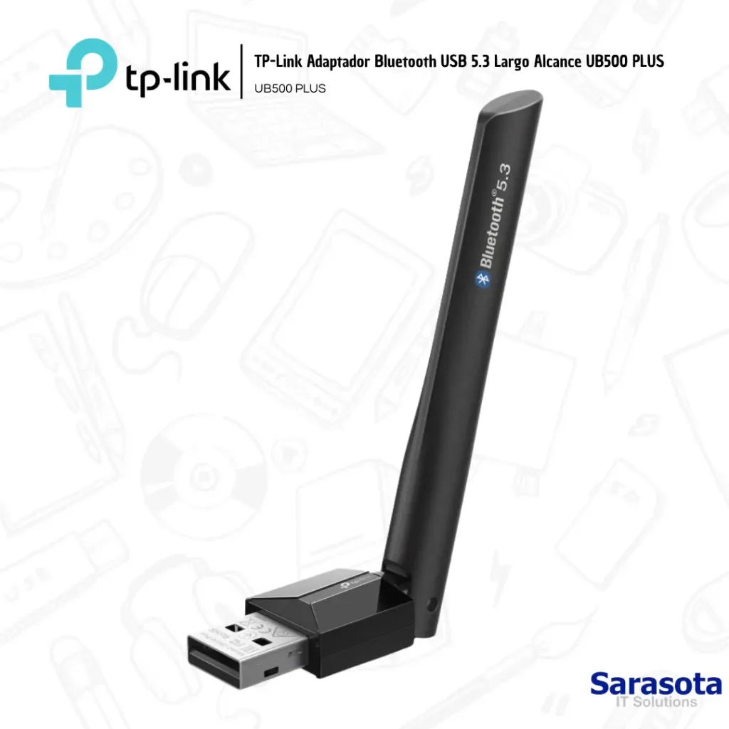 [TPL041] TP-Link Adaptador Bluetooth USB 5.3 Largo Alcance UB500 PLUS