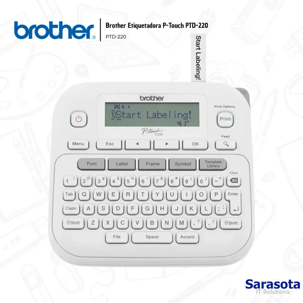 [BRO011] Brother Etiquetadora P-Touch PTD-220